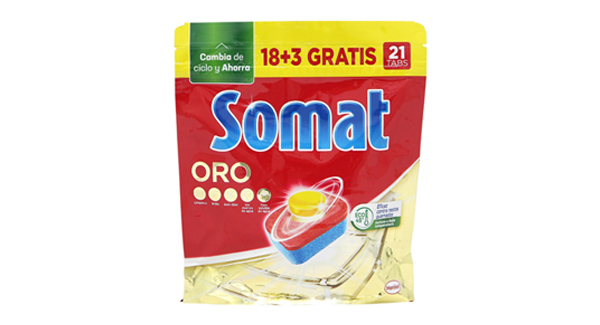 Detergente lavavajillas Somat Oro
